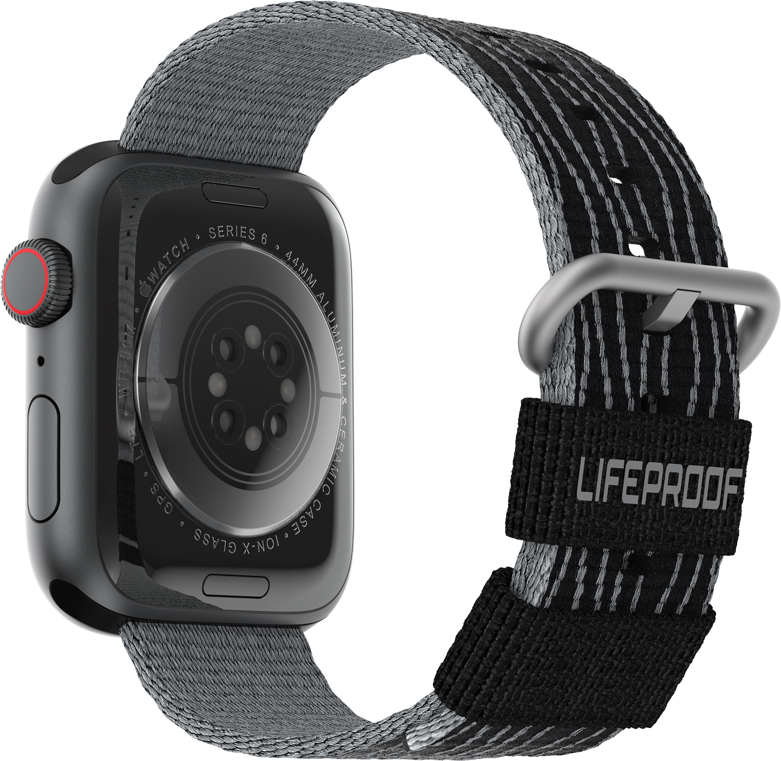CINTURINO PER APPLE WATCH 6/SE/5/4 44MM - NERO - Gammacuneo